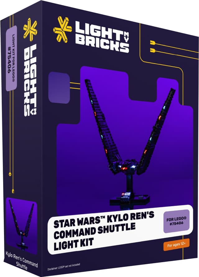 Light My Bricks™ Star Wars Kylo Ren skyttel ljuskit