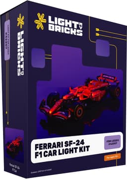 Light My Bricks™ Ferrari SF-24 F1 Car valosarja