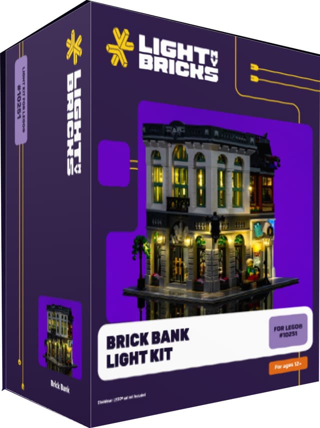 Light My Bricks™ Mursten Bank lyssæt