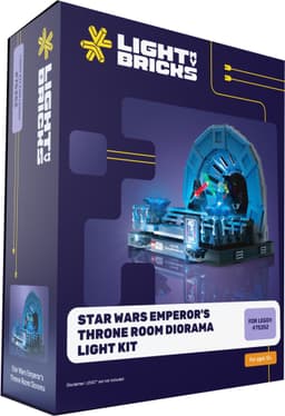 Light My Bricks ljuskit Star Wars Emperor's Throne Room 75352