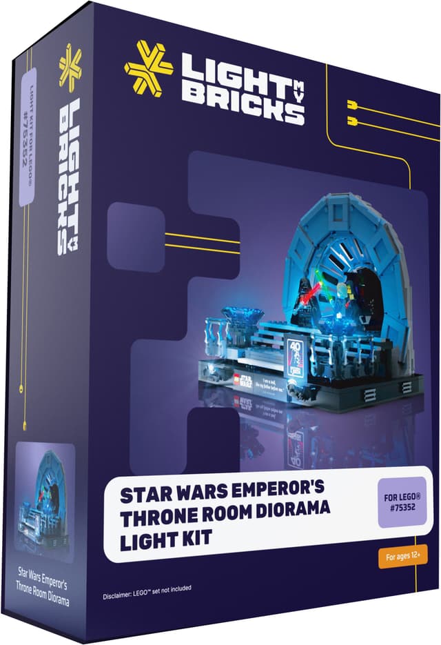 Light My Bricks™ Star Wars Emperor's Throne Room ljuskit