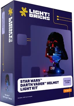 Light My Bricks™ Star Wars Darth Vader Helmet lyssett