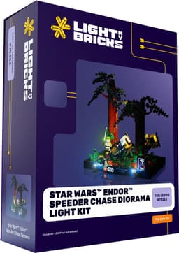 Light My Bricks™ Star Wars Endor Speeder chase lyssett
