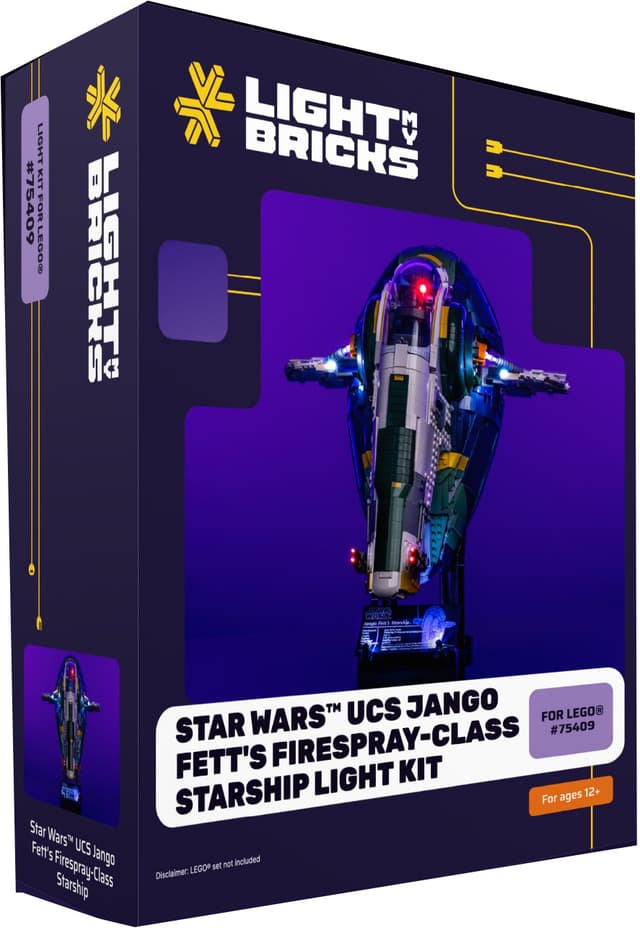 Light My Bricks™ Star Wars Jango Fett Firespray-klasse skib lyssæt