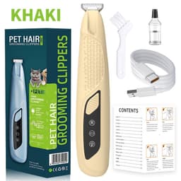 Pet Hair Grooming Clippers: LED-belysning, Tyst Drift & Snabb Laddning