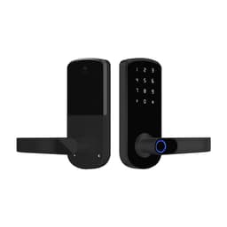 Smart Dørlås Fingeravtrykk Tuya - TTLock Bluetooth Biometrisk Nøkkelfri Inngang for Hjem, Leilighet, Hotell, Skole Sort