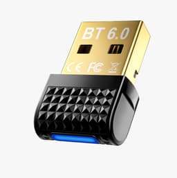 NÖRDIC Bluetooth 6.0 trådløs Bluetooth-dongle/mottaker, Plug and Play, Windows 11/10/8.1, for kontroller, hodetelefoner, tastatur, mus