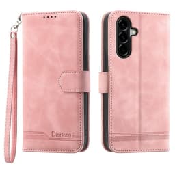DIERFENG Til Samsung Galaxy A37 5G Lommebokdeksel med Stativ og Håndleddsrem