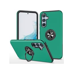 Til Samsung Galaxy S26+ Hybriddeksel med Ringholder og Stativ - Grønn