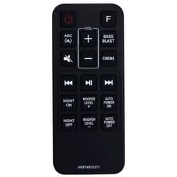 Erstatning fjernkontroll for AKB74815371 for LG Soundbar