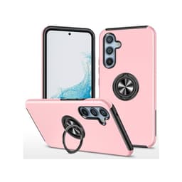 Til Samsung Galaxy S26+ Hybriddeksel med Ringholder og Stativ - Rosa