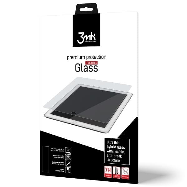 3MK iPad Pro 12.9"" Hybridglas Skärmskydd FlexibleGlass - Clear