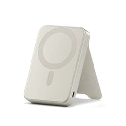 Satechi Qi2 Magsafe Powerbank 10000mAh med Stativ - Sand