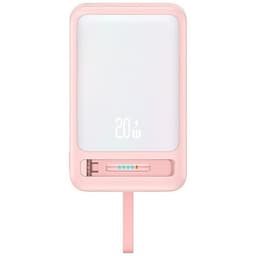 USAMS Magnetisk Trådløs Powerbank 10000mAh CD219 XM- Lyserød