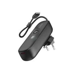 SBS Hybrid Powerbank 5000mAh 20W PD med Kabel Vikbar Kontakt