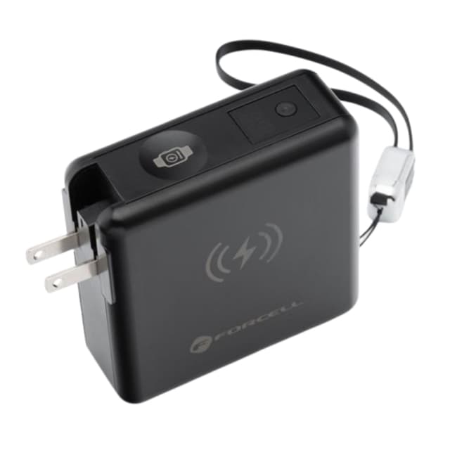 FORCELL 6in1 Snabbladdare 45W USB-C/USB-A Powerbank 15000mAh