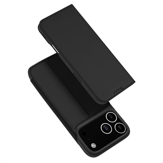 DUX DUCIS Skin Pro iPhone 17 Pro Max Plånboksfodral PU Läder - Svart