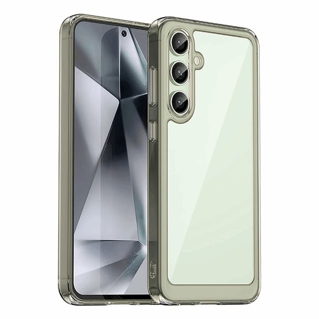 Mobilskal till Galaxy S24 FE Outer Space med Ram - Clear Svart