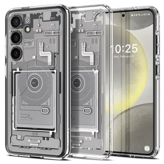 Spigen Mobilskal till Galaxy S24 Ultra Hybird - Vit Zero One
