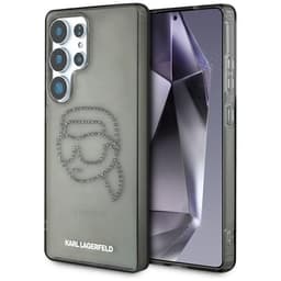 Karl Lagerfeld Mobilskal till Galaxy S25 Ultra Rhinestones Karl Head Logo Svart