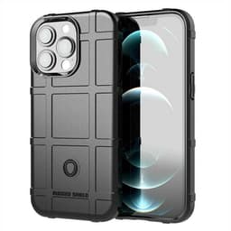 Rugged Shield deksel til iPhone 13 Pro - Svart