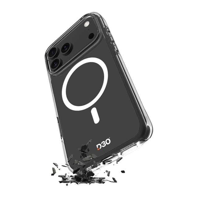 Puro Telefontaske til iPhone 17 Pro Max Magsafe Impact Clear D3O - Klar