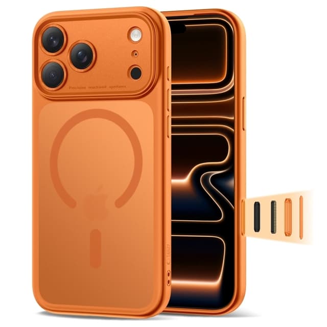 Tech-Protect Mobilskal till iPhone 17 Pro Max Magsafe Peak - Cosmic Orange