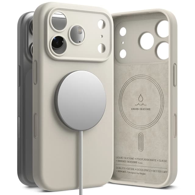Tech-Protect Mobilskal till iPhone 17 Pro Magsafe Magnetic Silikon - Stone