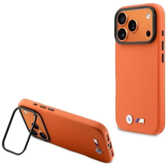 BMW Mobilskal För iPhone 17 Pro Max MagSafe M Sign Metal Logo - Orange
