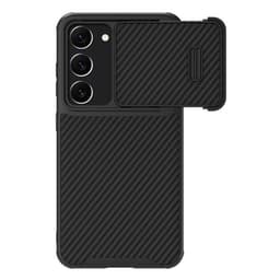 Nillkin Telefontaske til Galaxy S23 Plus CamShield Syntetisk Fiber - Sort