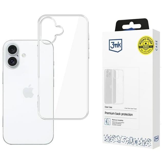 3MK Mobilskal till iPhone 17 Clear TPU