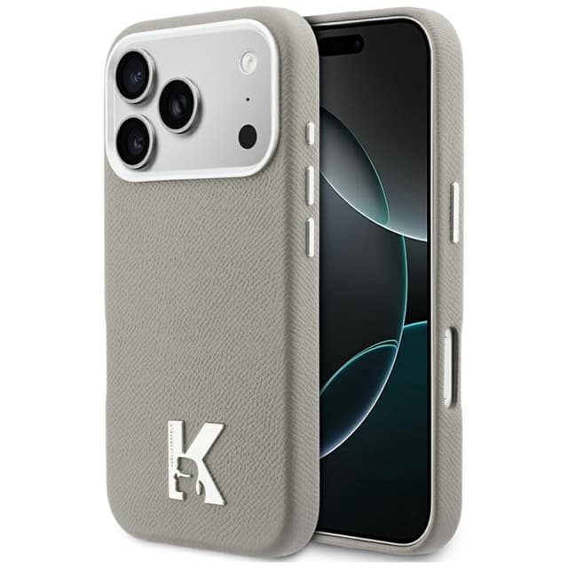 Karl Lagerfeld Mobilskal För iPhone 17 Pro MagSafe Karl Head Logo - Grå