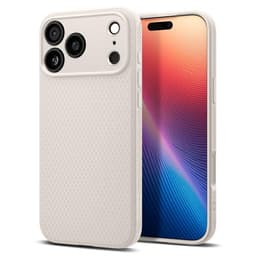 Spigen telefontaske til iPhone 17 Pro Liquid Air - Naturligt Titanium