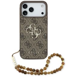 Guess Mobilskal till iPhone 17 Pro Max 4G Strap 4G Classic Logo - Brun