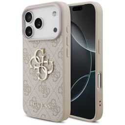 Guess Mobilskal till iPhone 17 Pro 4G Big Logo - Rosa