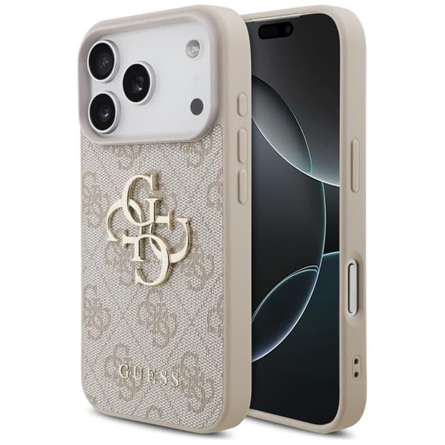 Guess Mobilskal till iPhone 17 Pro 4G Big Logo - Rosa