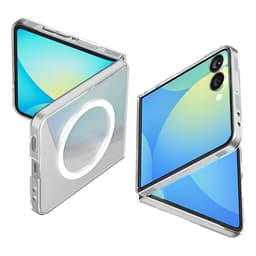 Spigen Telefontaske til Galaxy Z Flip 7 Magsafe Airskin - Klar/Hvid