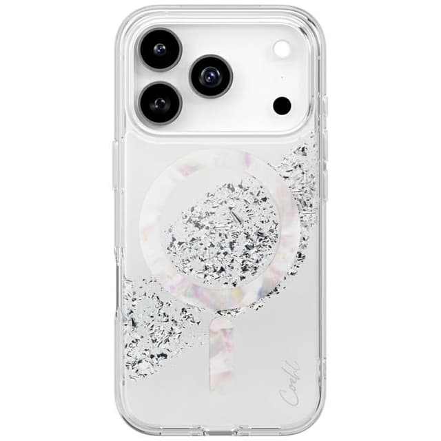 UNIQ Telefontaske til iPhone 17 Pro MagSafe Coehl Crystelle - Sølv