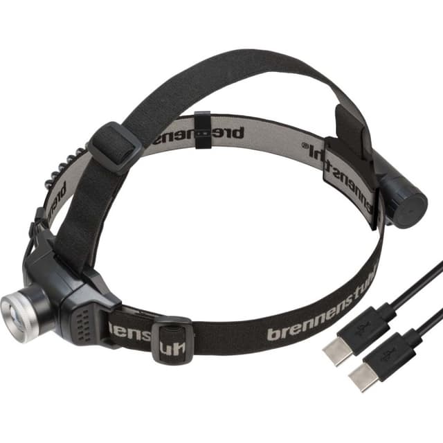 Brennenstuhl LuxPremium uppladdningsbar LED-huvudlampa KL 251 AF / Huvudlampa med CREE LED och rött bakljus