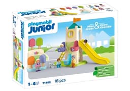 Playmobil JUNIOR: Äventyrstorn med glasskiosk (71703)