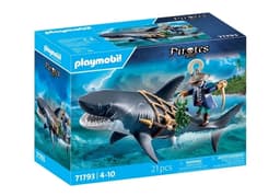 Playmobil Jättehaj med pirat (71793)