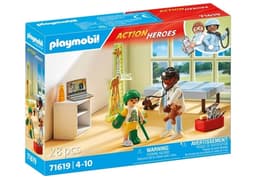 Playmobil Børnelæge med bamse (71619)
