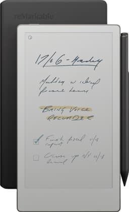 reMarkable Paper Pro E-ink Tablet + Marker Plus & Leather Folio