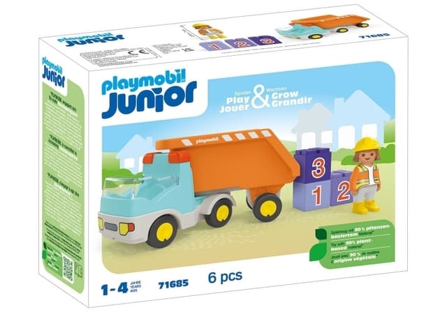 Playmobil JUNIOR: Dumpbil (71685)