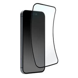 Puro iPhone 16 Hybrid Glas Fleksibel D3O - Sort