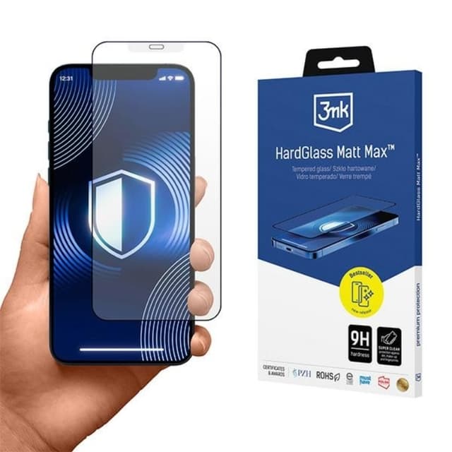 3MK iPhone 12 Pro Max Härdat glas Skärmskydd Matt Max