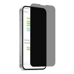 Puro iPhone 16E hærdet glas Skærmbeskytter Privacy - Sort