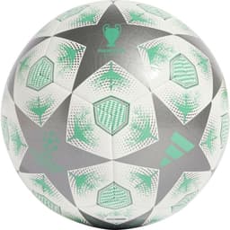 Adidas UEFA Champions League fotball størrelse 5 - sølv/grønn