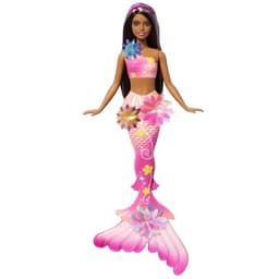Barbie Blomstrende magisk svart havfruedukke (JDM73)