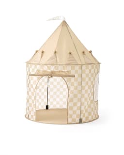 Kids Concept Star - Leketelt Check Gul - (1000929)